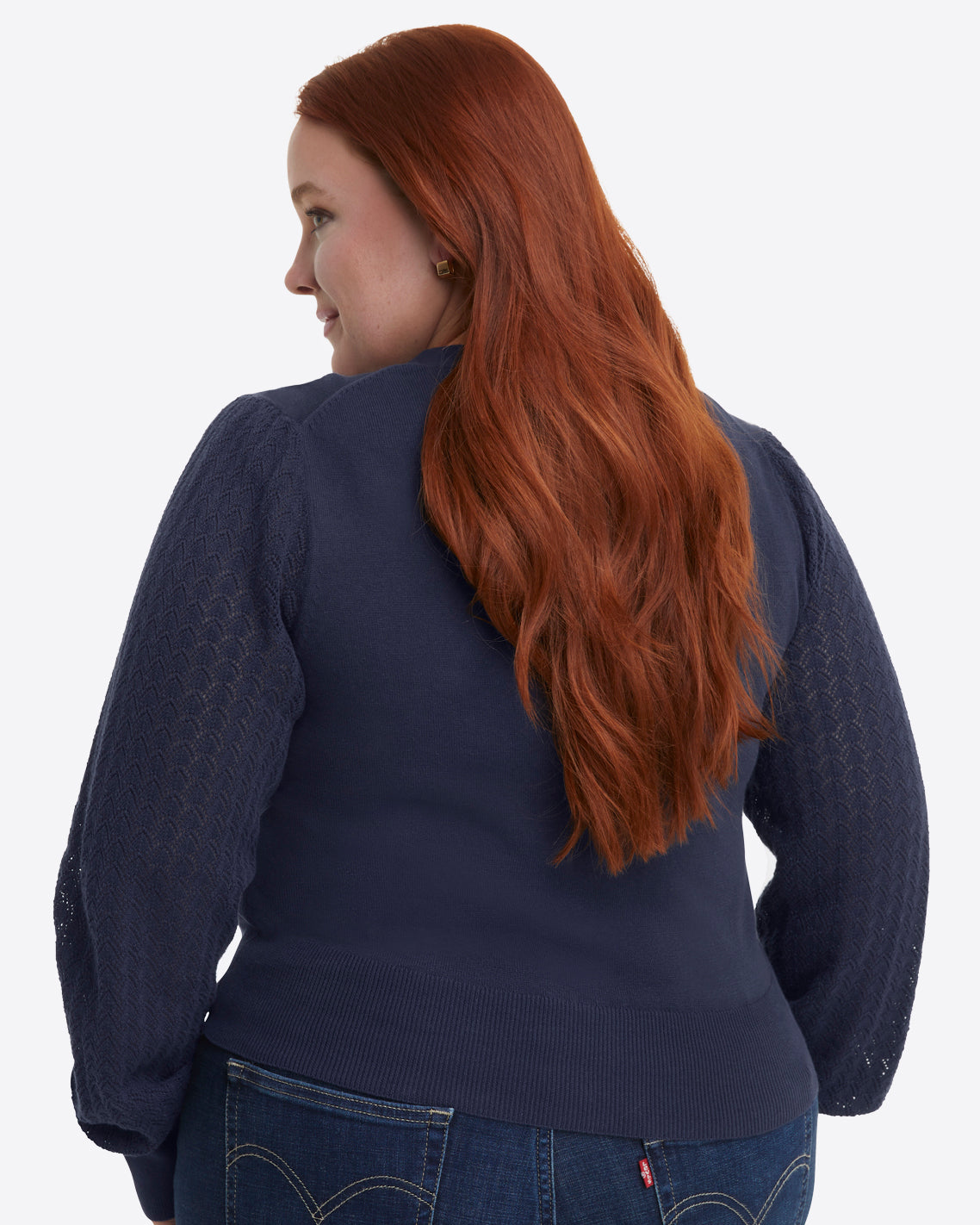 Button Front Cardigan in Navy | Draper James Quality