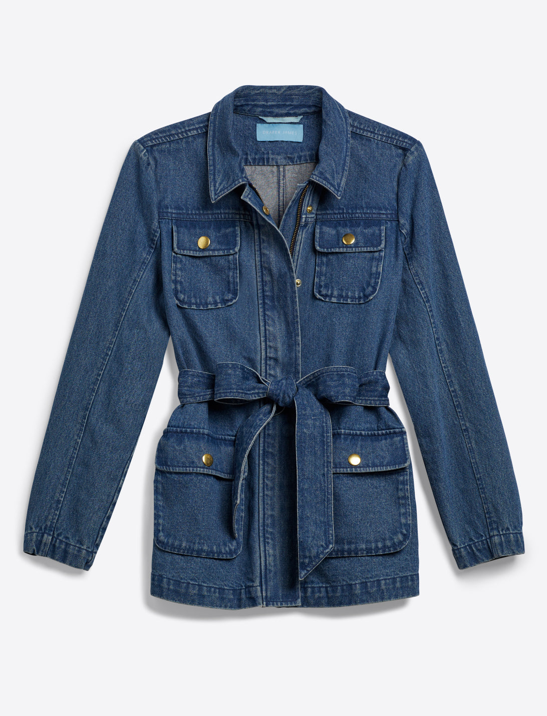 Field Jacket in Dark Wash Denim | Draper James Featured