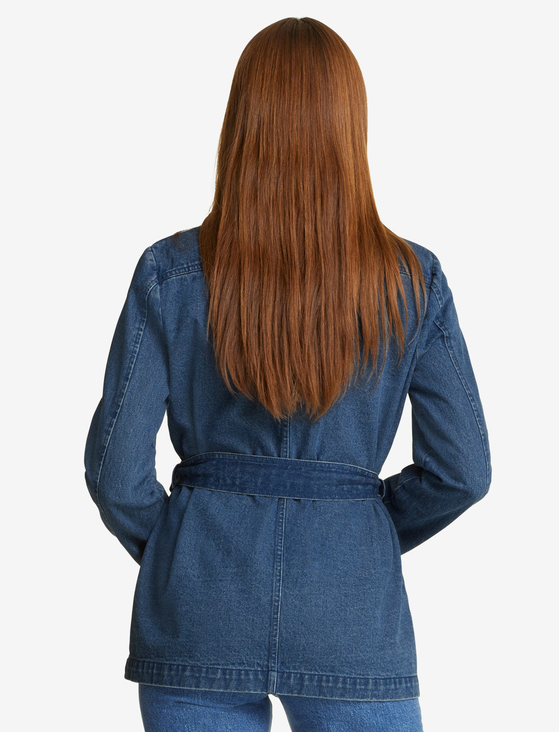 Field Jacket in Dark Wash Denim | Draper James Featured