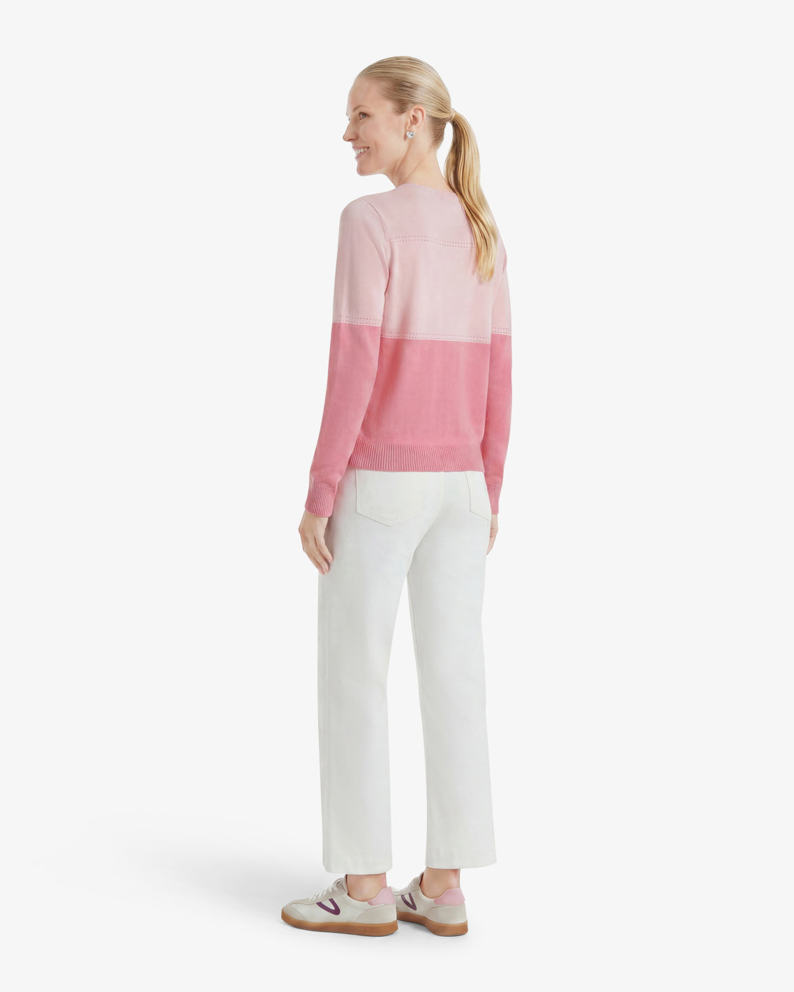 Colorblock Crewneck Sweater – Original | Draper James Trending