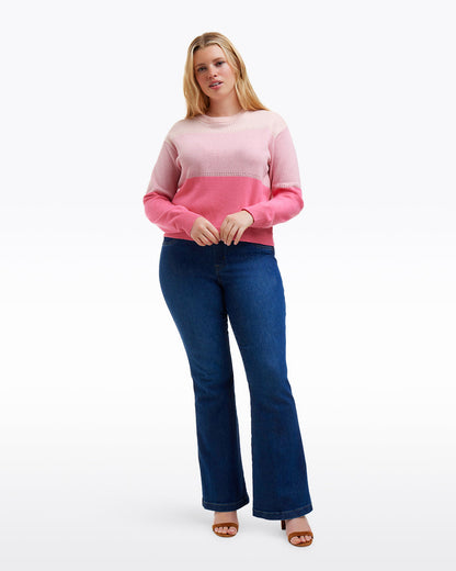 Colorblock Crewneck Sweater – Original | Draper James Trending