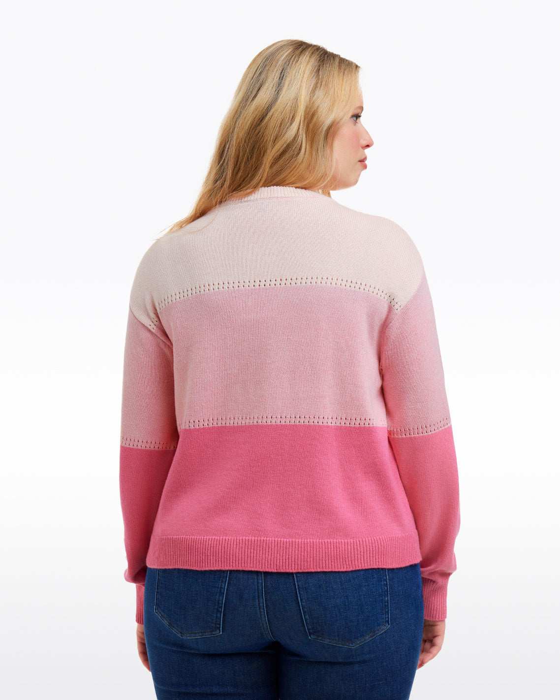 Colorblock Crewneck Sweater – Original | Draper James Trending