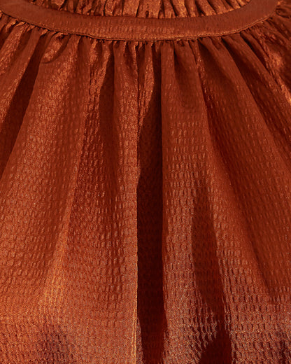 Long-Sleeve Top in Gingerbread | Draper James Everyday