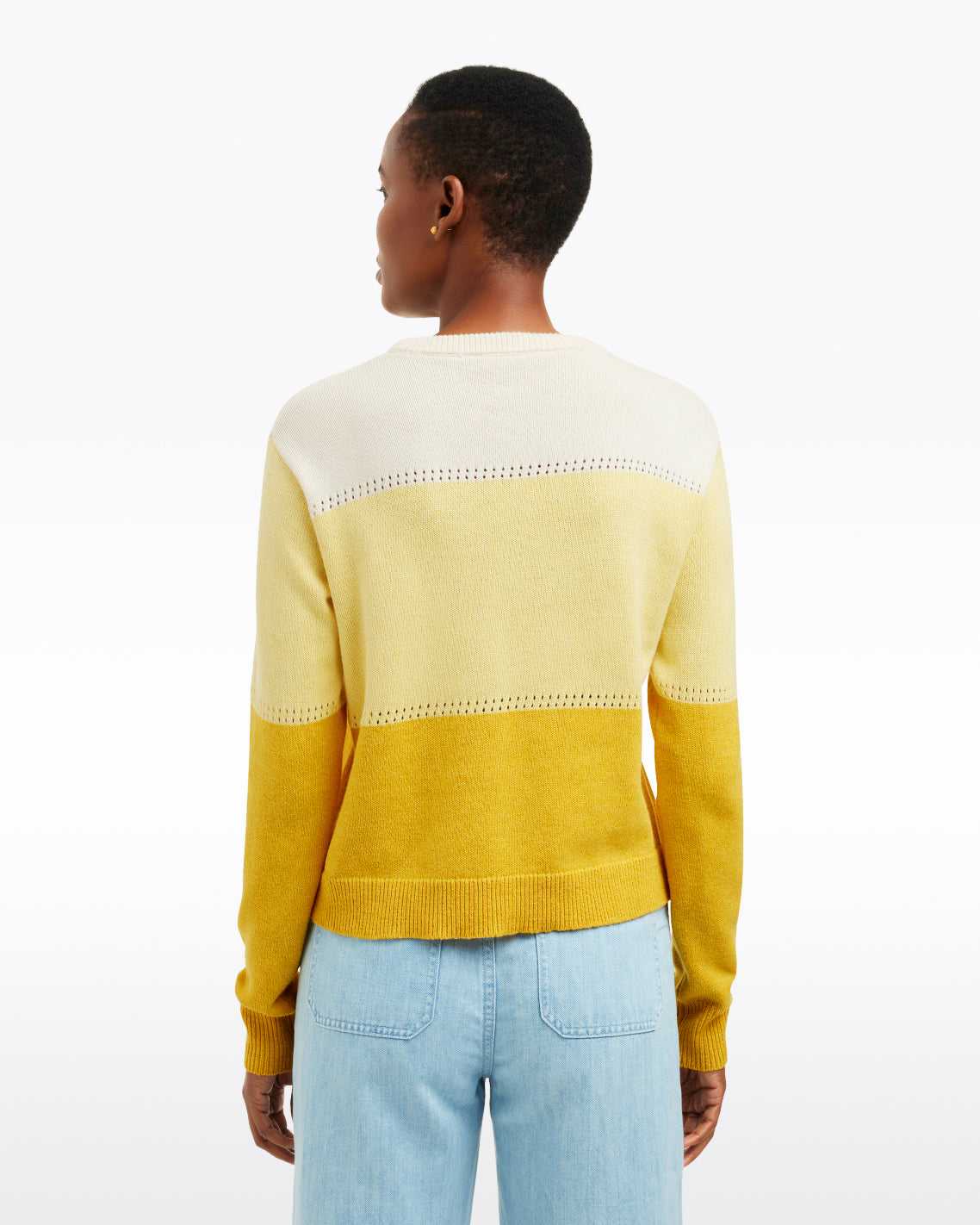 Colorblock Crewneck Sweater – Alternate Colorway | Draper James Top Pick