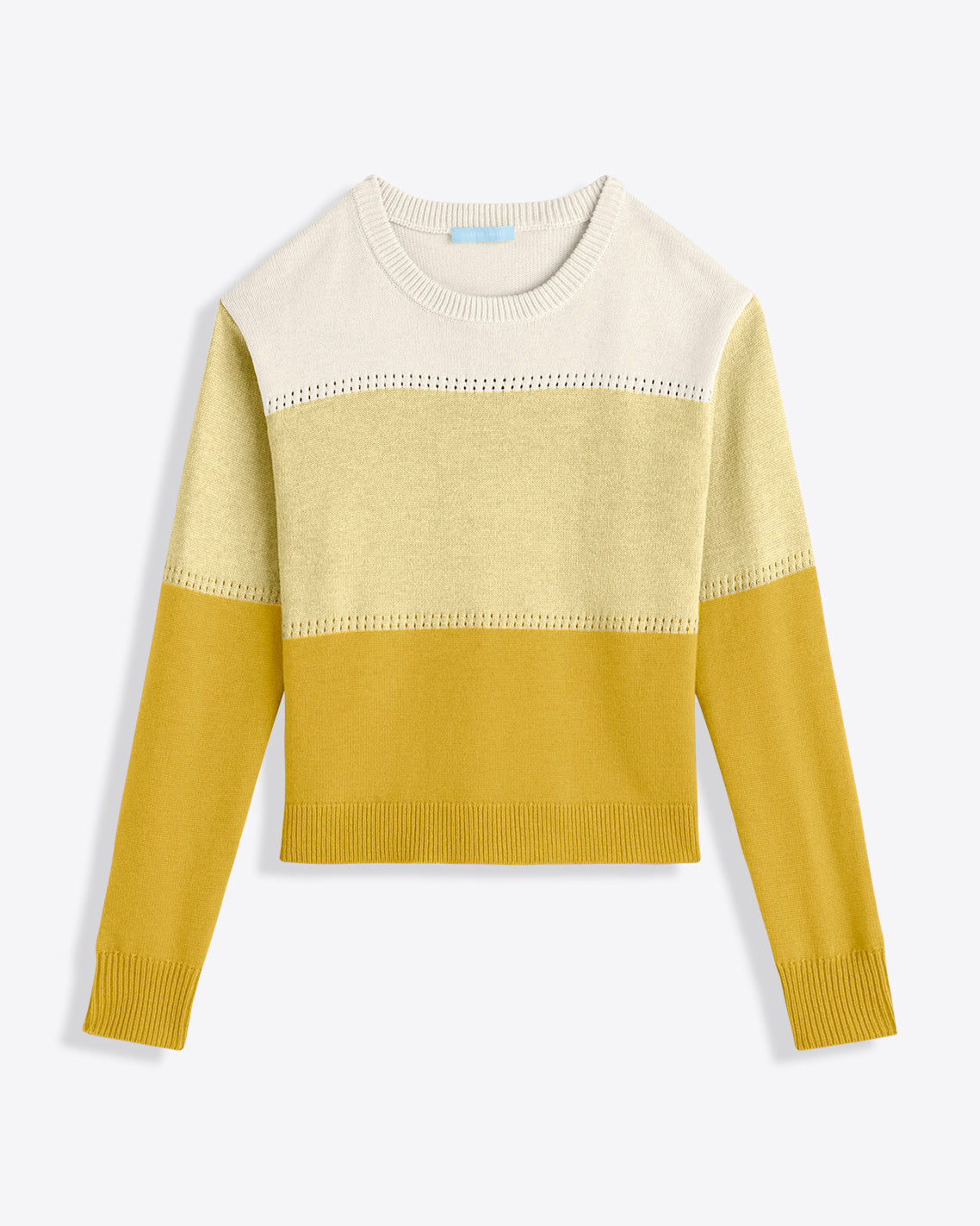 Colorblock Crewneck Sweater – Alternate Colorway | Draper James Top Pick