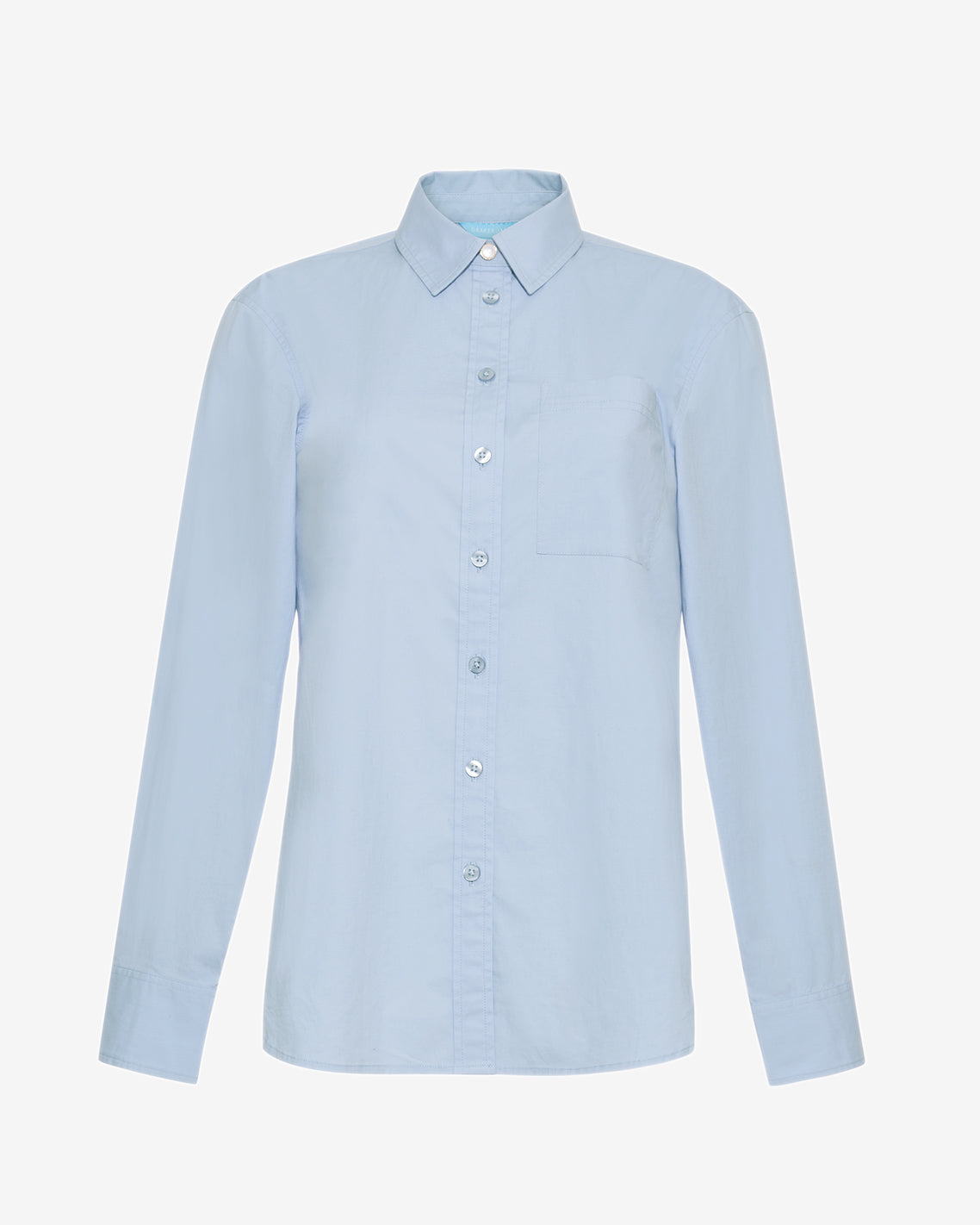 Long-Sleeve Button Down in Cotton Poplin | Draper James Sale
