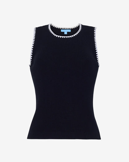 Sweater Tank in Print | Women's Knit Tops | Draper James Essential