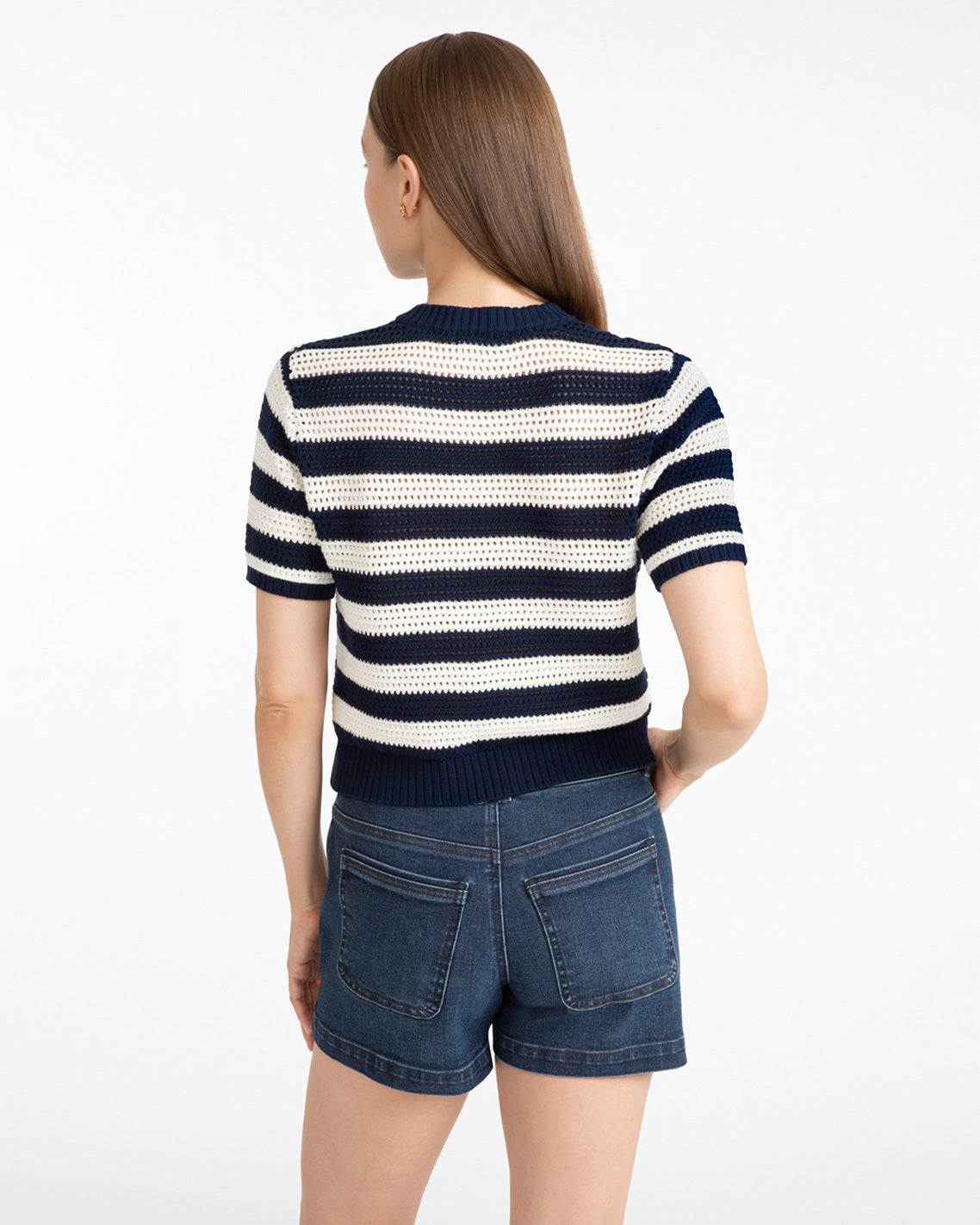 Blue & White SS Cardigan | Draper James Top Pick