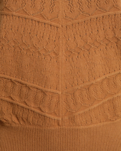 Long-Sleeve Pointelle Sweater in Ivory | Draper James Popular