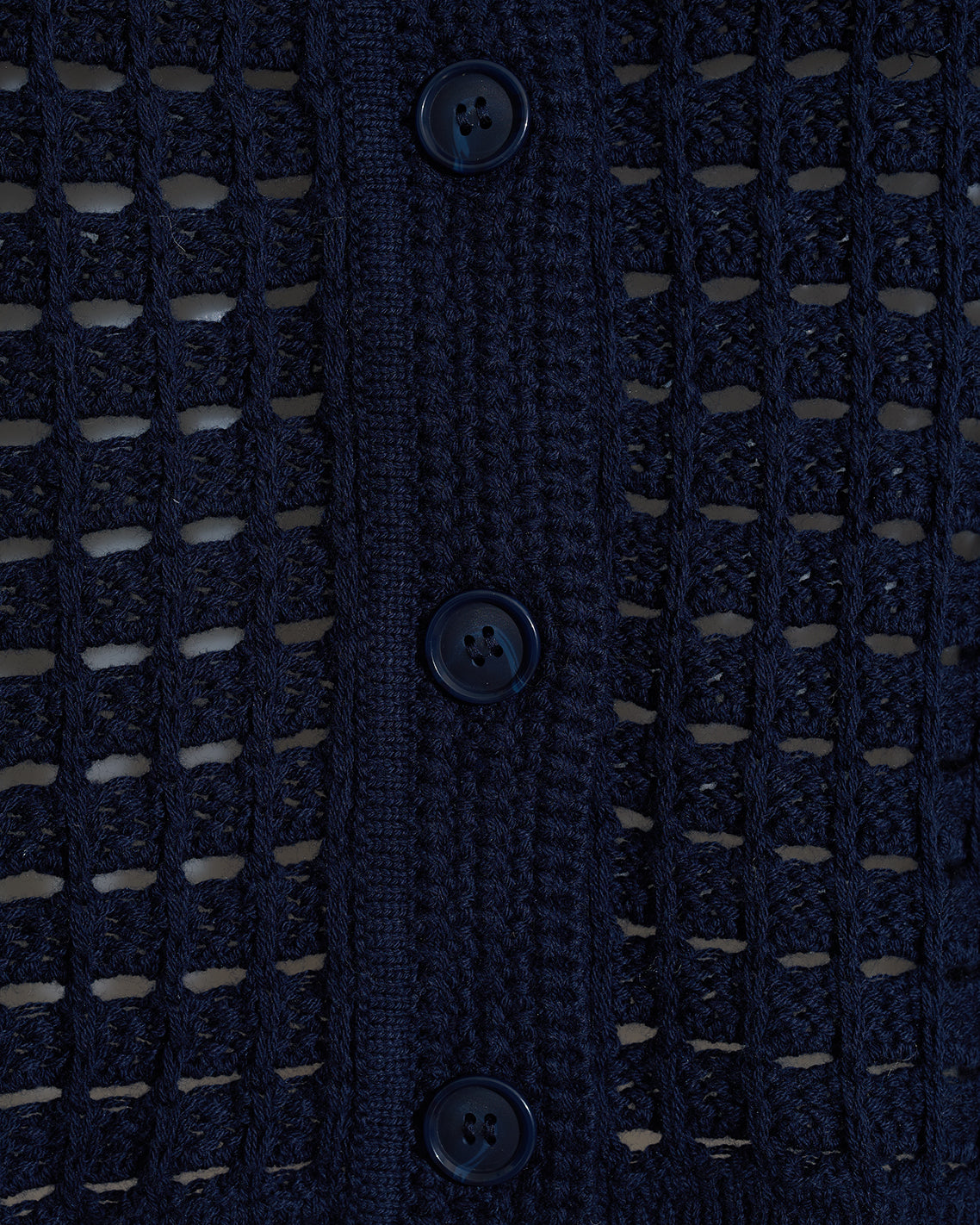 Crochet Sweater Cardigan in Nassau Navy | Draper James Smart Buy