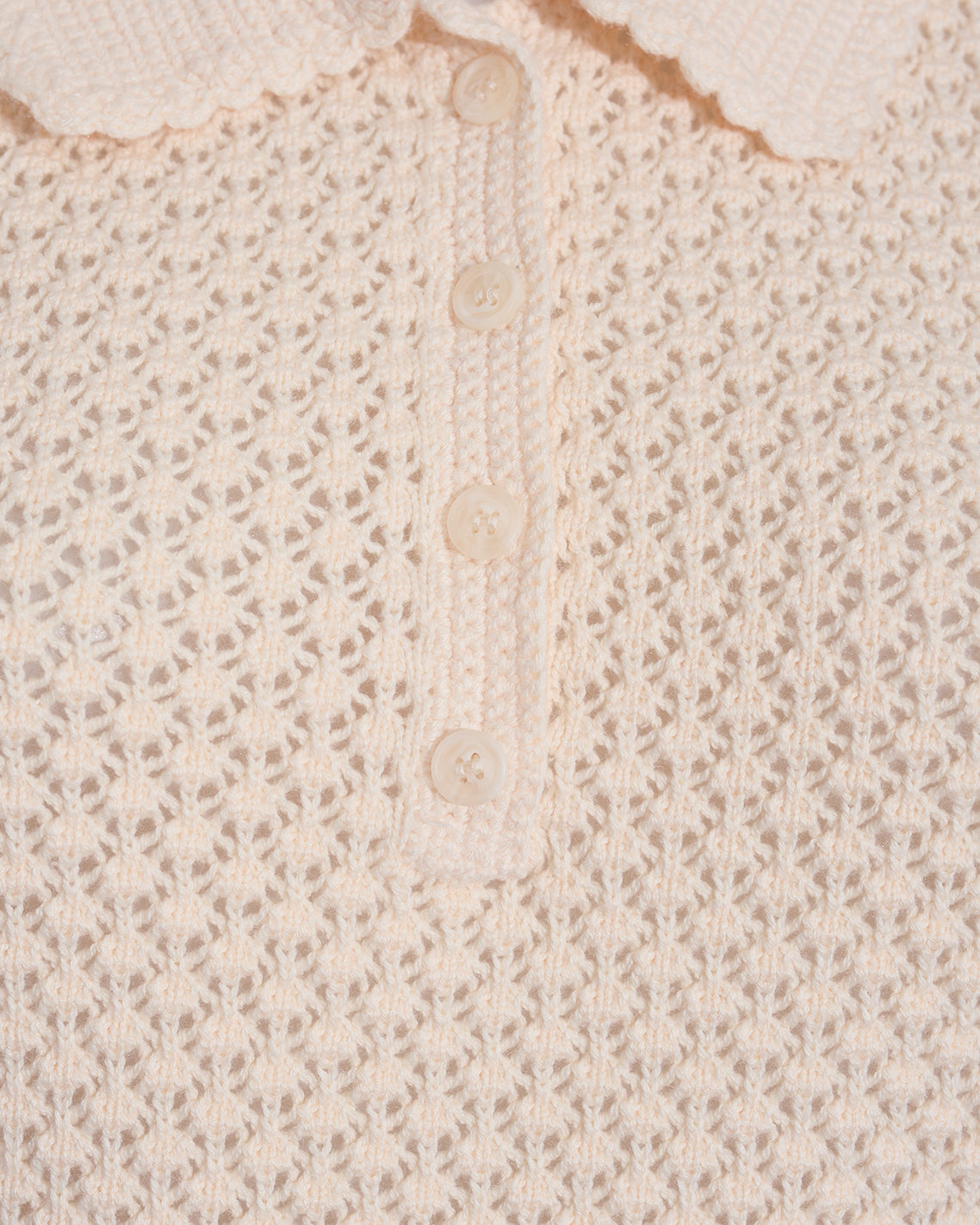 Sweater Polo with Scalloped Collar | Draper James Recommended