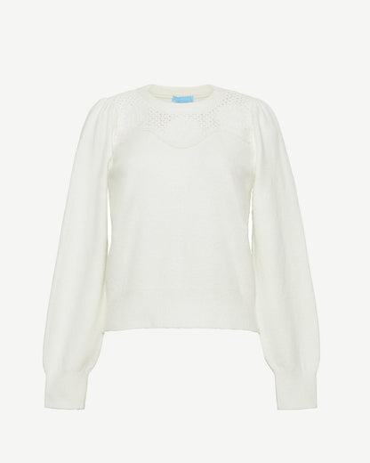 Scalloped Crewneck Sweater | Draper James Quality