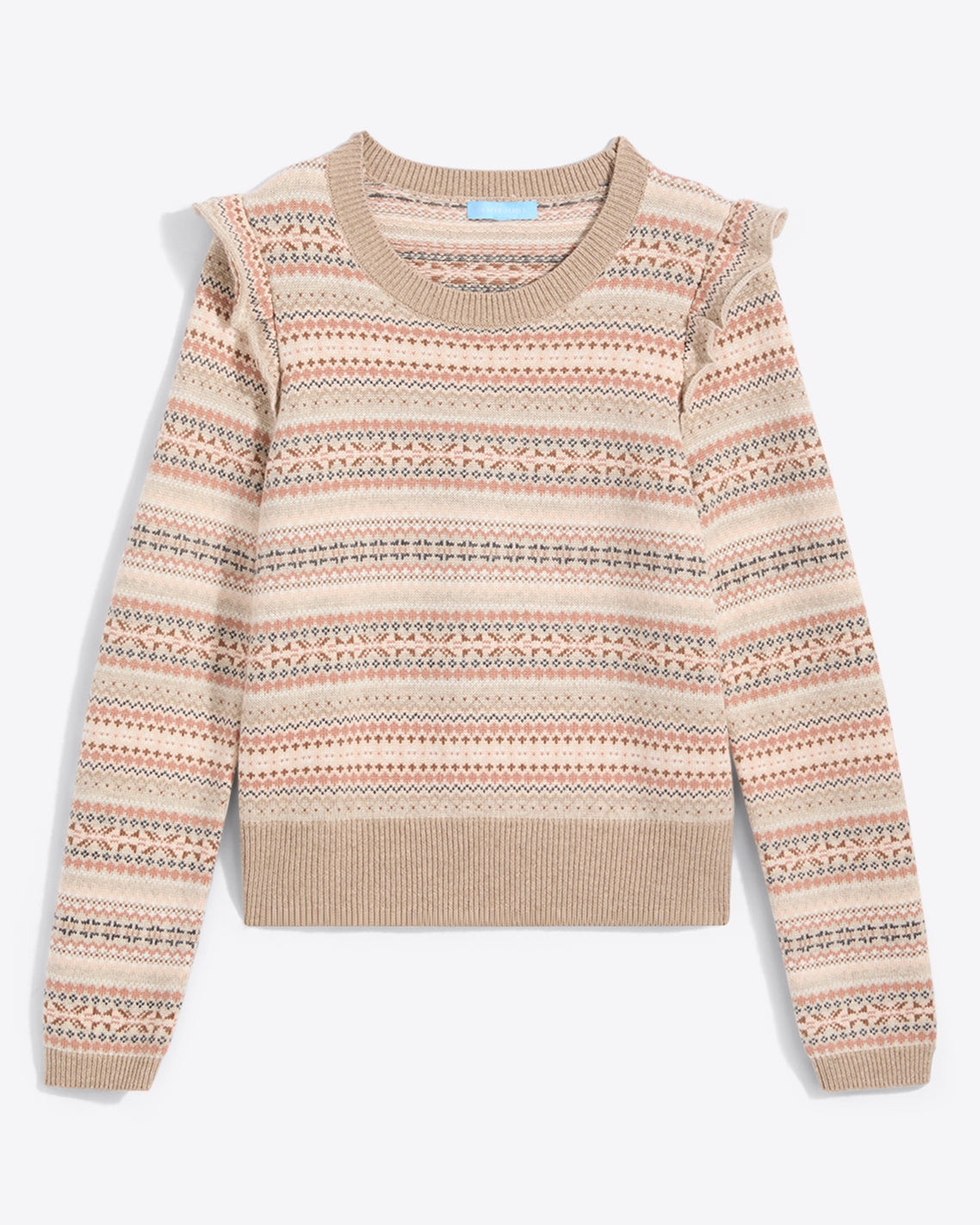 Fairisle Flutter Sleeve Sweater | Draper James Classic