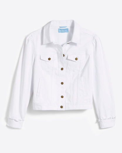 White Denim Jacket | Draper James Trending