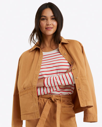 Utility Jacket in Cotton Twill | Draper James Special Offer