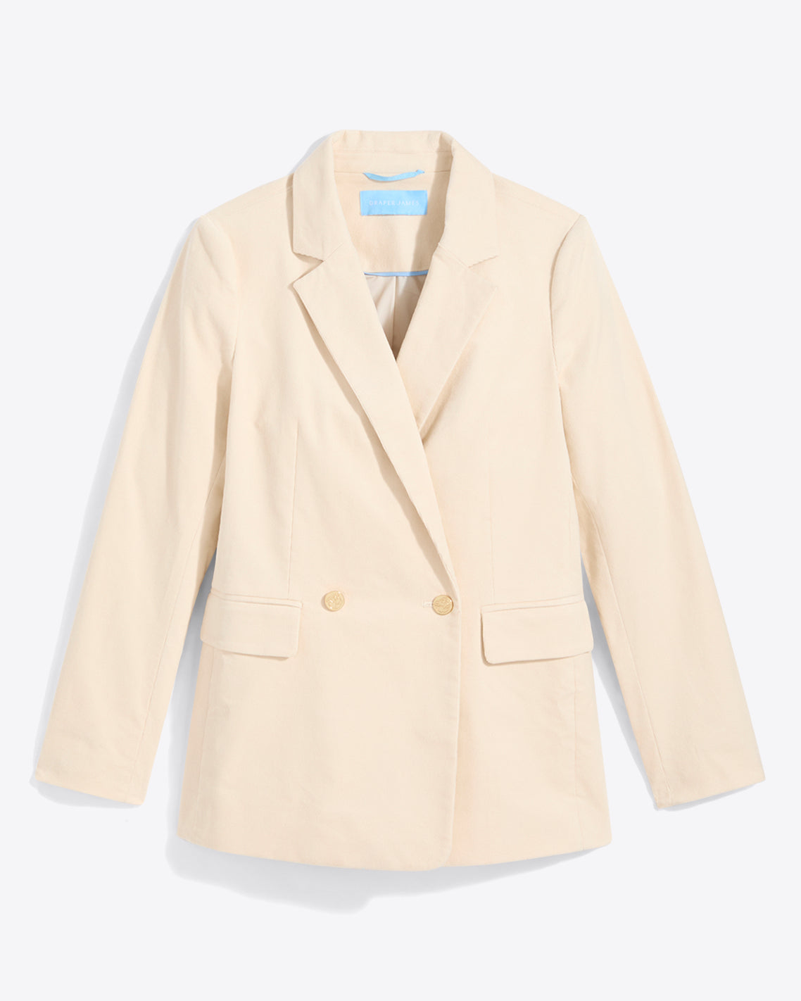 Double Breasted Blazer in Stretch Corduroy | Draper James Latest