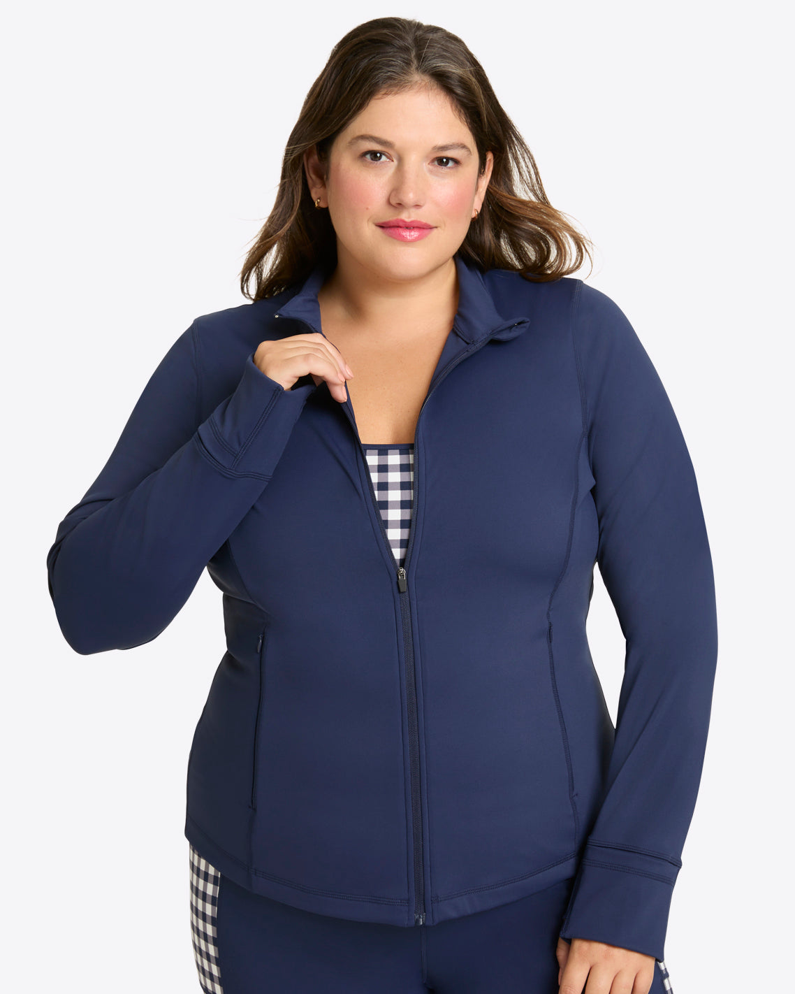 Warm Up Jacket in Navy | Draper James Recommended