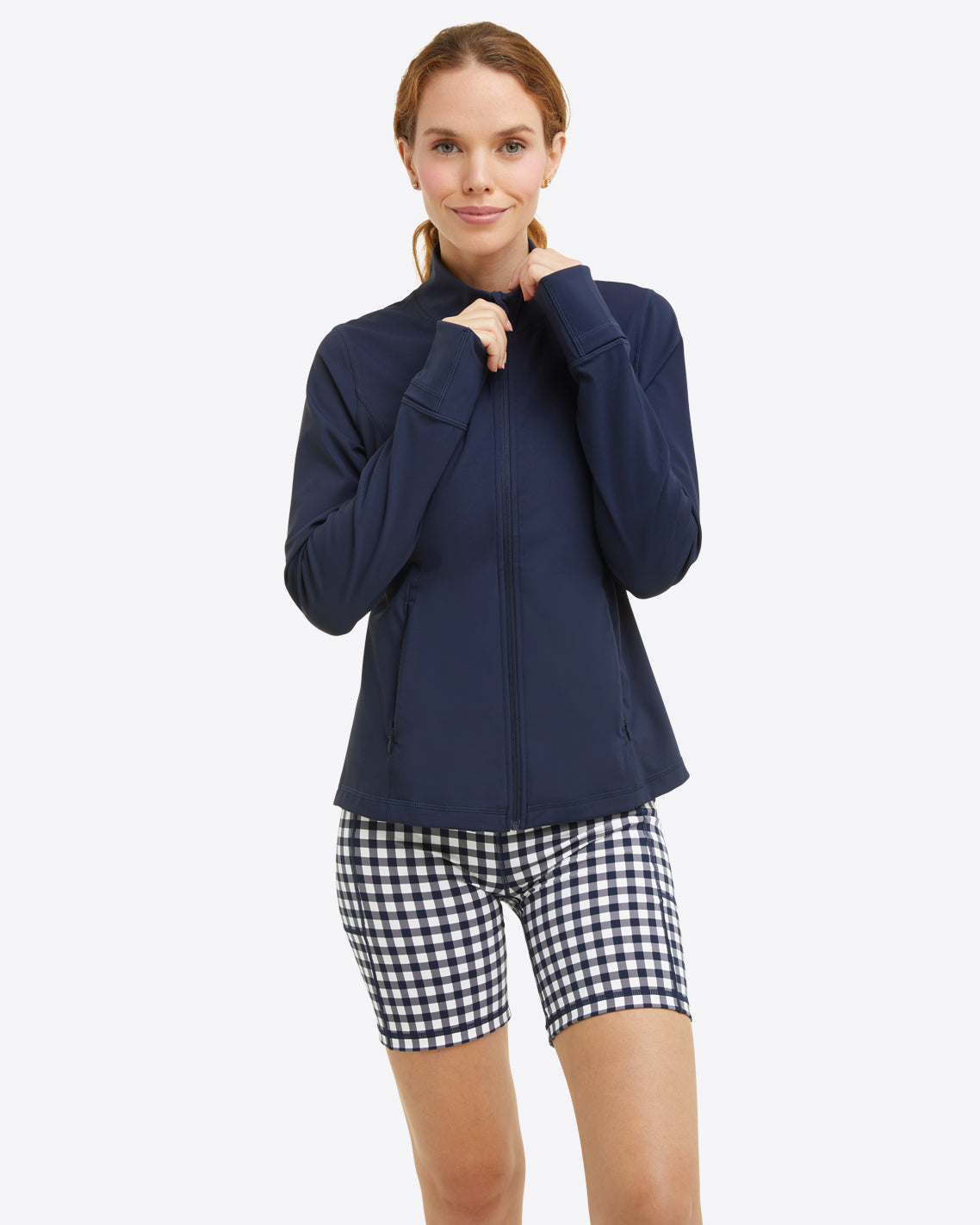 Warm Up Jacket in Navy | Draper James Recommended