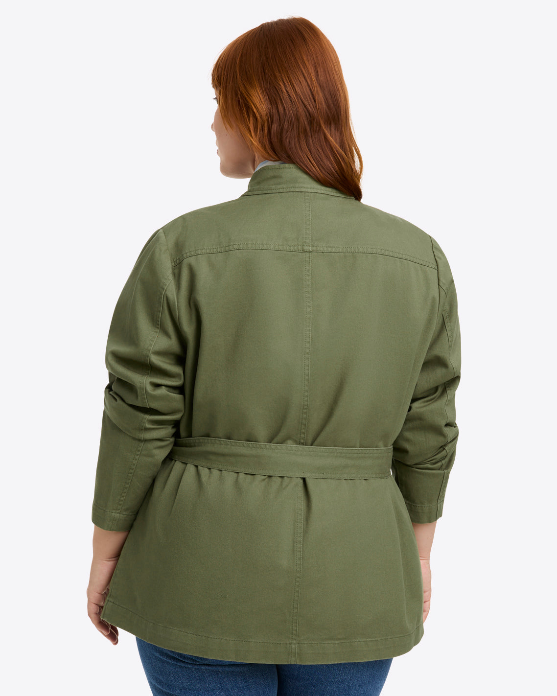 Field Jacket in Green Twill | Draper James Quality