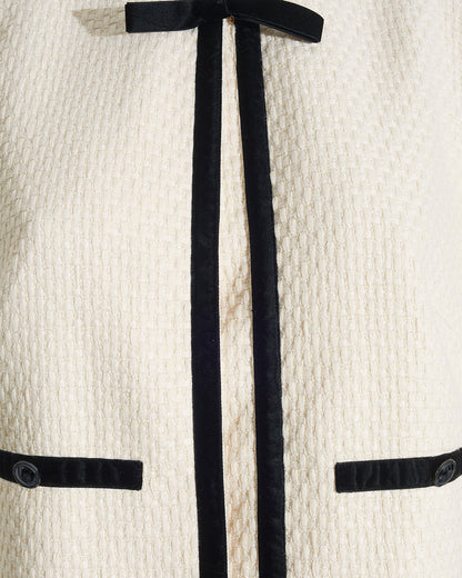 Tweed Jacket in Vanilla | Draper James Best Price