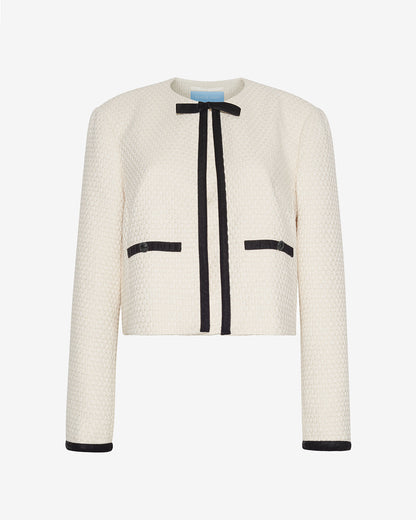Tweed Jacket in Vanilla | Draper James Best Price