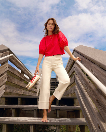 Cuffed Bottom Pant | Draper James Smart Buy