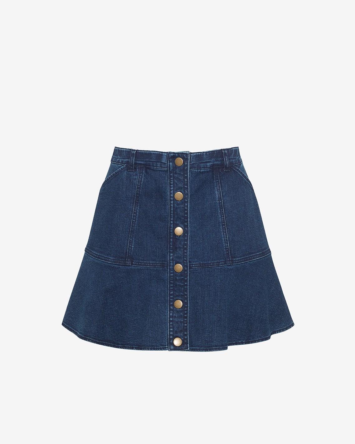 Button Front Denim Skirt | Draper James Essential