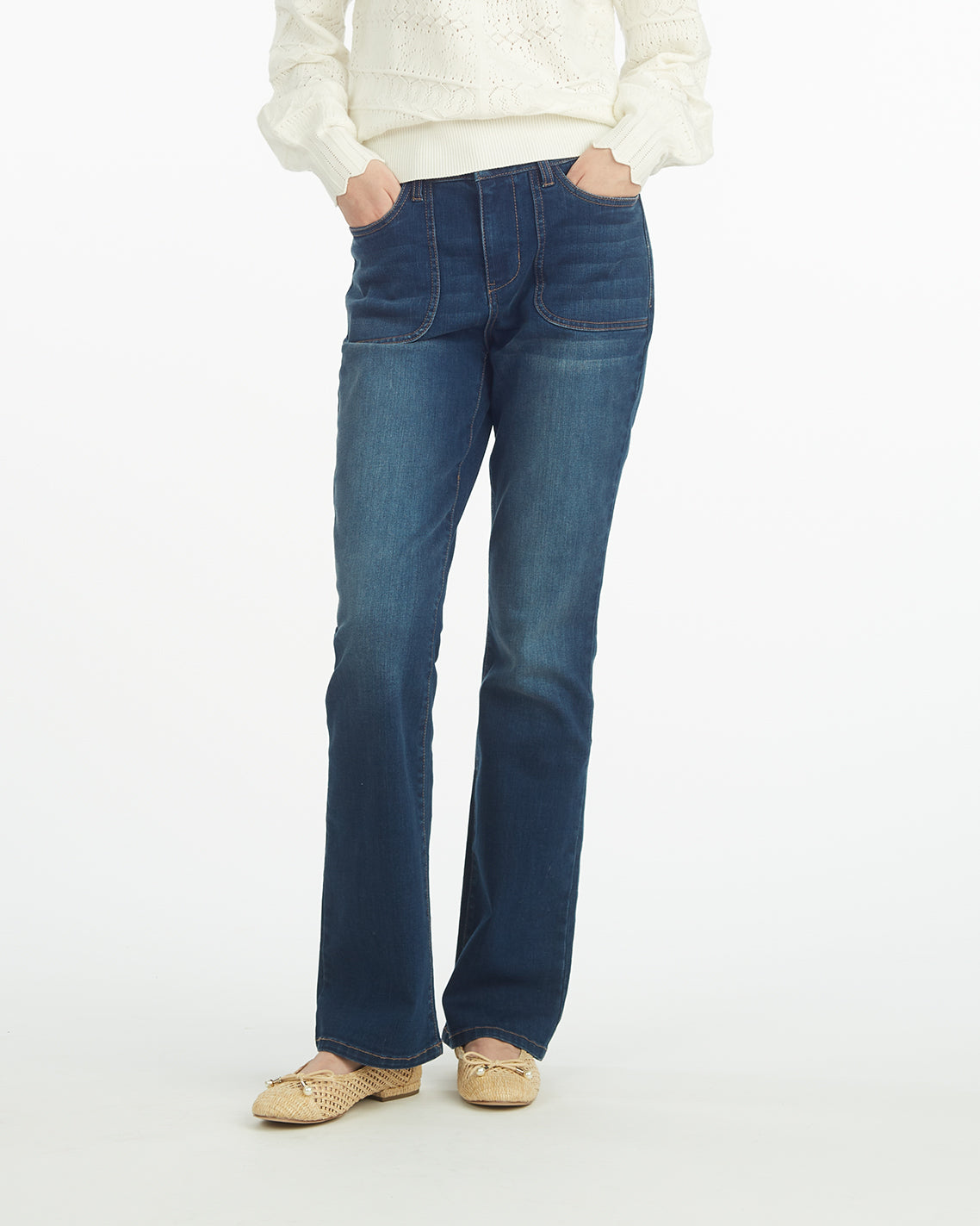 Patch Pocket Denim Baby Boot | Draper James Featured