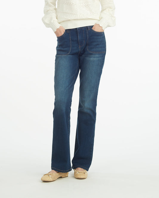 Patch Pocket Denim Baby Boot | Draper James Featured