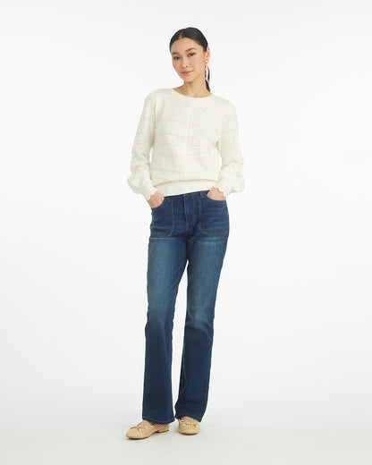 Patch Pocket Denim Baby Boot | Draper James Featured