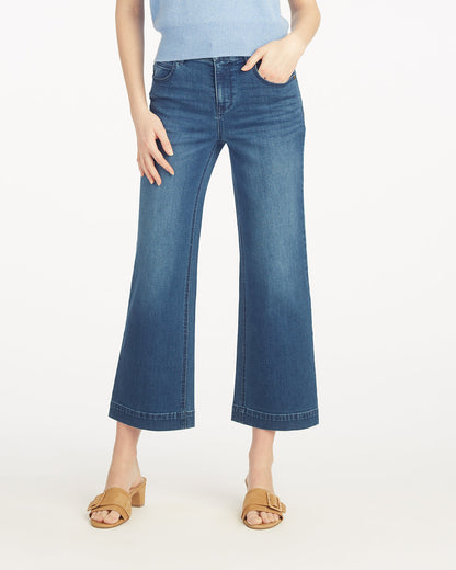 5-Pocket Wide Leg Crop | Draper James Featured