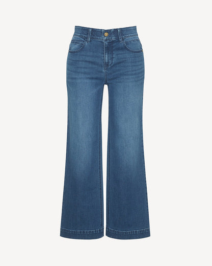 5-Pocket Wide Leg Crop | Draper James Featured