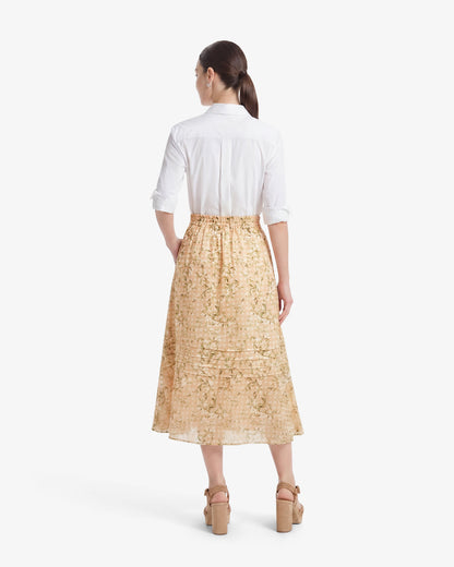 Midi Skirt in Floral Rattan | Draper James Quality