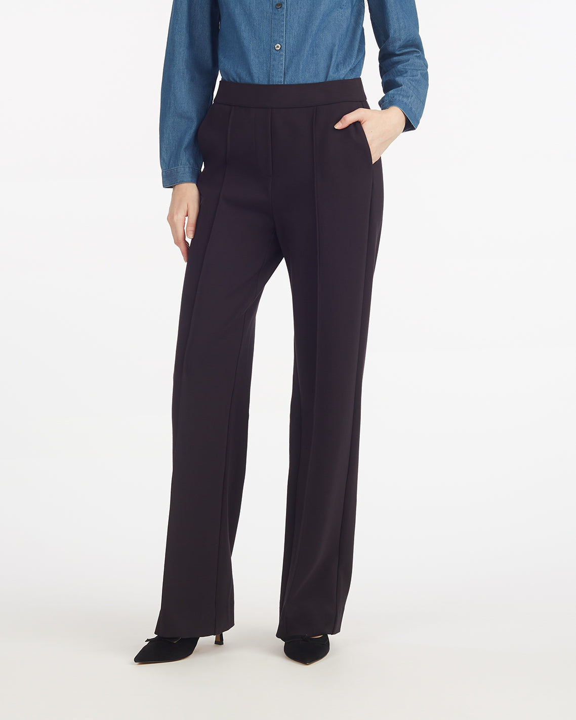 Flare Pants in Ponte – Classic Black | Draper James Recommended