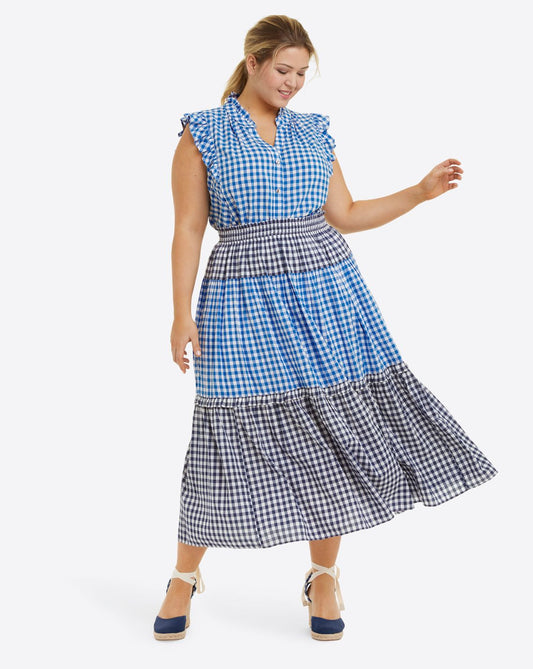 Peasant Skirt in Blue Gingham | Draper James Recommended