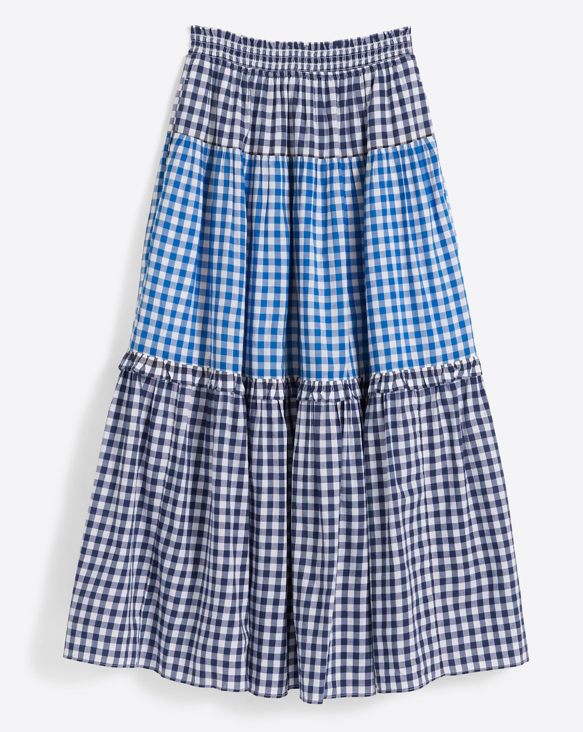 Peasant Skirt in Blue Gingham | Draper James Recommended