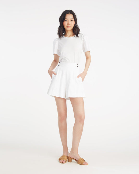 Tailored Shorts in Pique | Draper James Classic