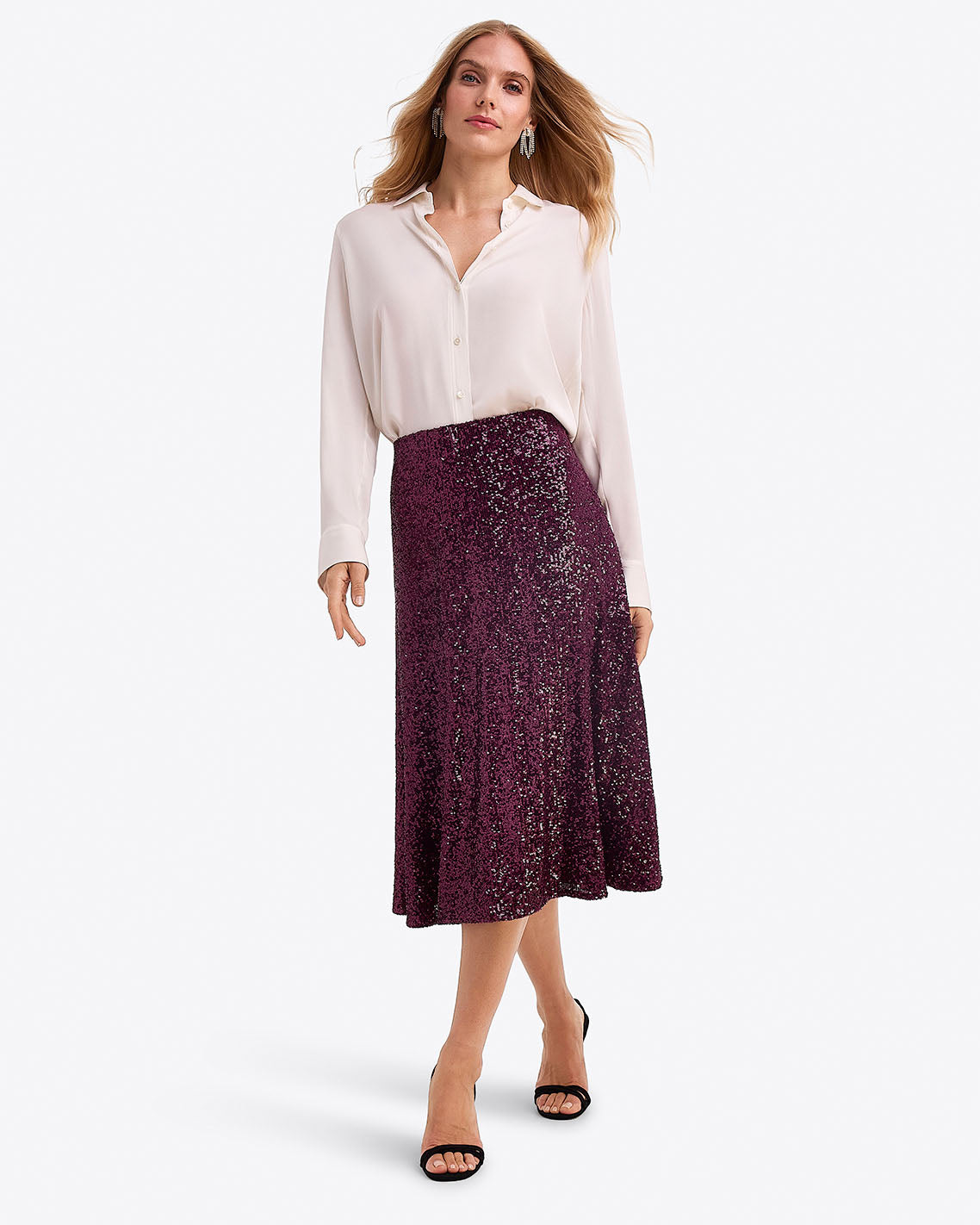 Sequin Midi Skirt – Festive Sparkle | Draper James Recommended