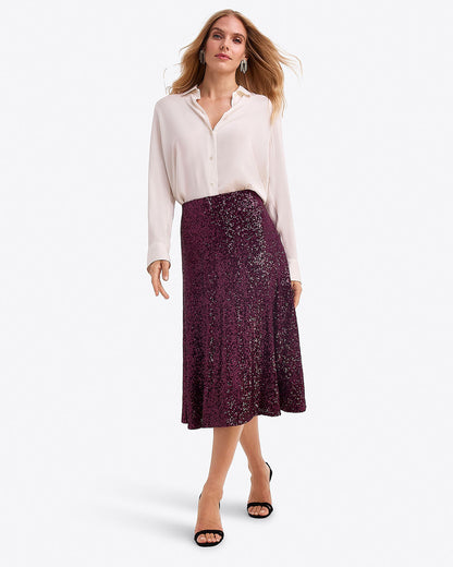 Sequin Midi Skirt – Festive Sparkle | Draper James Recommended