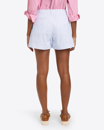 Tailored Shorts in Stretch Denim | Shorts | Draper James Classic