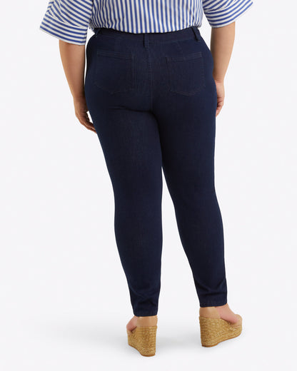 Mid-Rise Slim Jeans in Dark Wash | Draper James Smart Buy