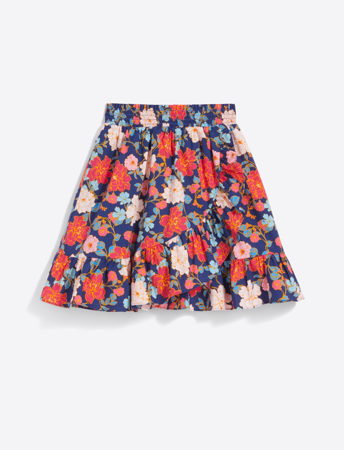 Ruffle Wrap Skirt in Stretch Poplin | Draper James Sale