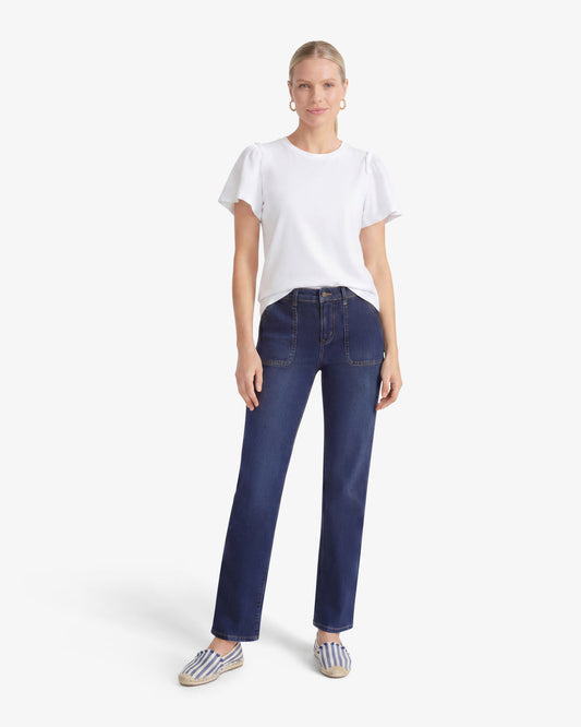 Wide Leg Denim Pant | Draper James Best Price