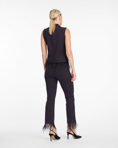 Trousers with Feather Trim | Draper James Recommended