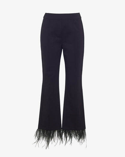 Trousers with Feather Trim | Draper James Recommended