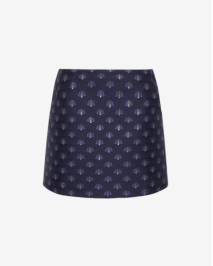Mini Skirt in Fan Floral Jacquard | Draper James Top Pick