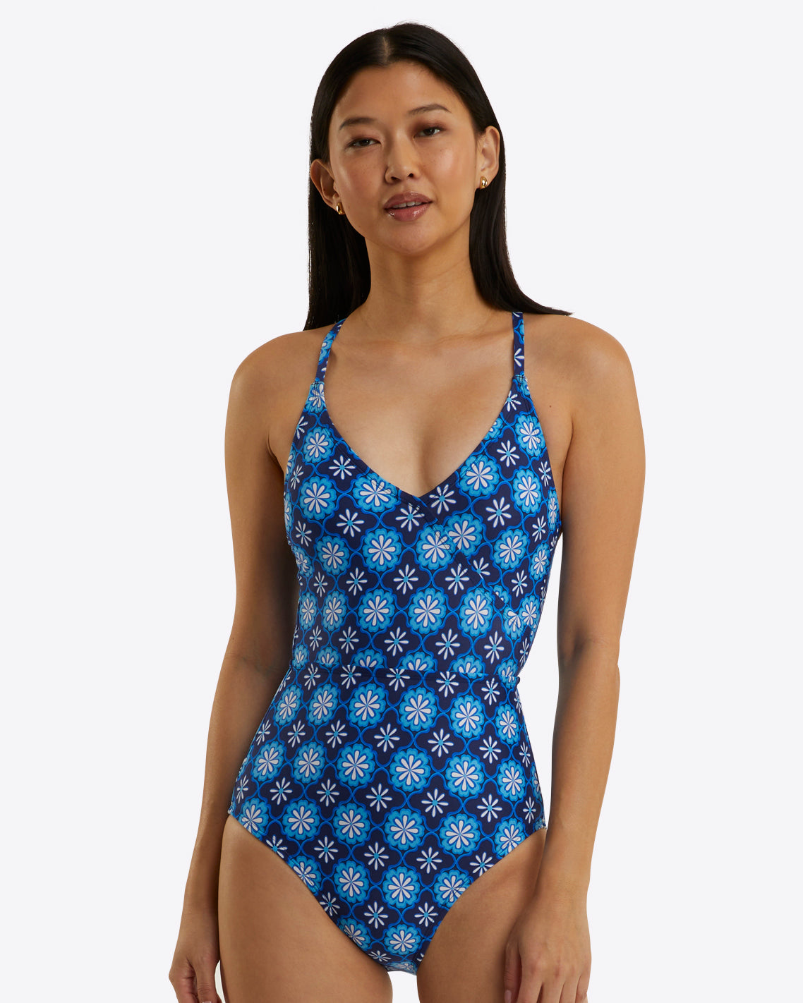 Crossover One Piece Swimsuit | Draper James Best Price