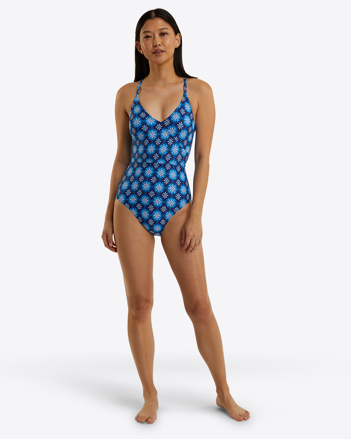 Crossover One Piece Swimsuit | Draper James Best Price