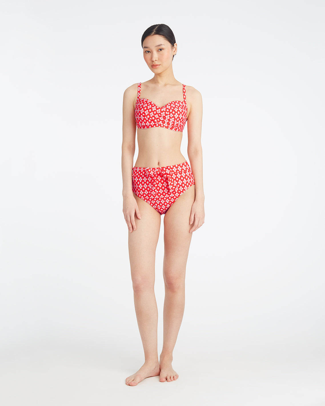 Red Geo Swim Bottoms | Women's Swimwear | Draper James Sale