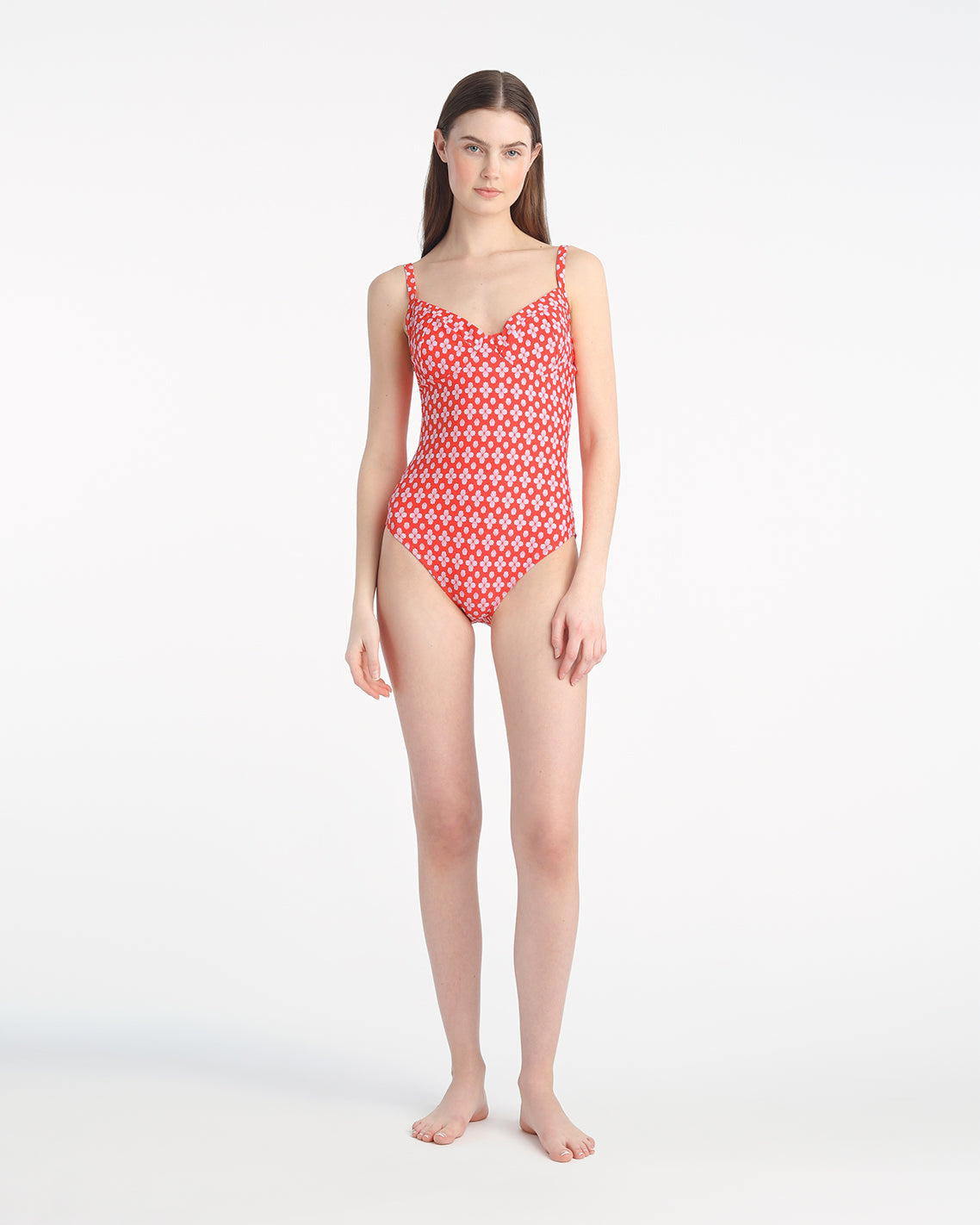 Red Geo One Piece | Draper James Premium